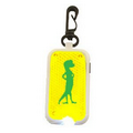 Light Up Reflector - Flashlight - Clip On - Yellow